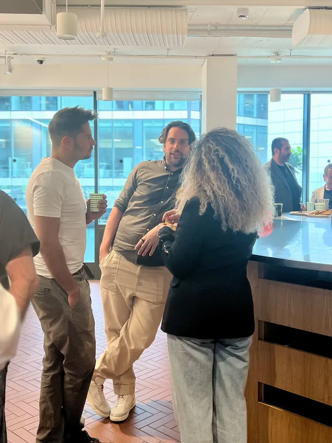 Ecosystem partners in a workshop discussion
